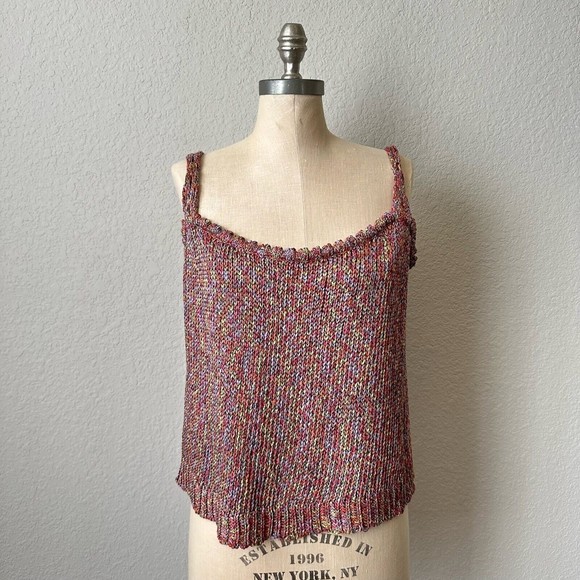 BUNDLE ST. JOHN SPORT Tweed Pattern Knit Top & Cardigan Sweater Multi - Picture 6 of 10